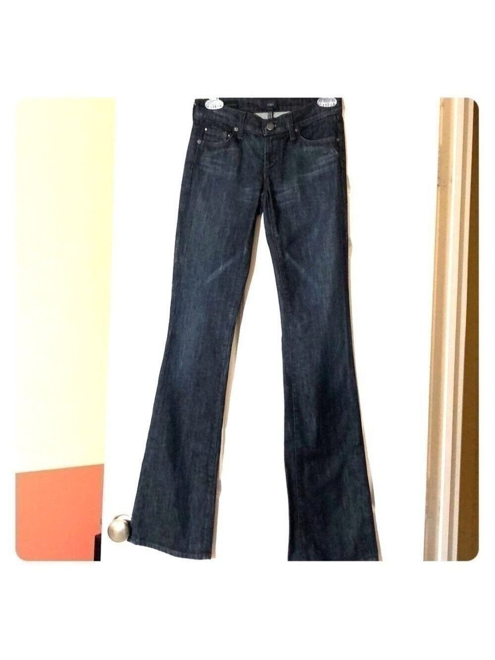𝅺new-citizen Of Humanity LoWaist Dark Bootcut Jeans